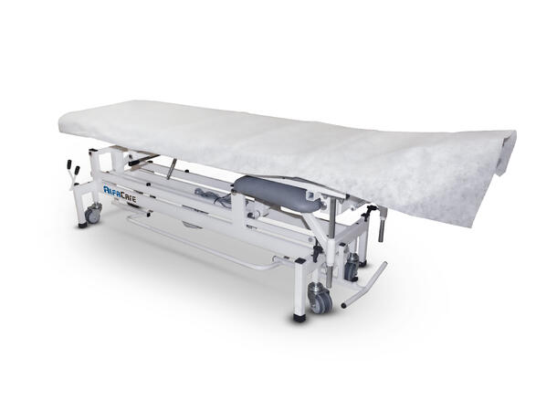 AlfaCare Bänkpapper Vitt 195x80 cm 110 stk.