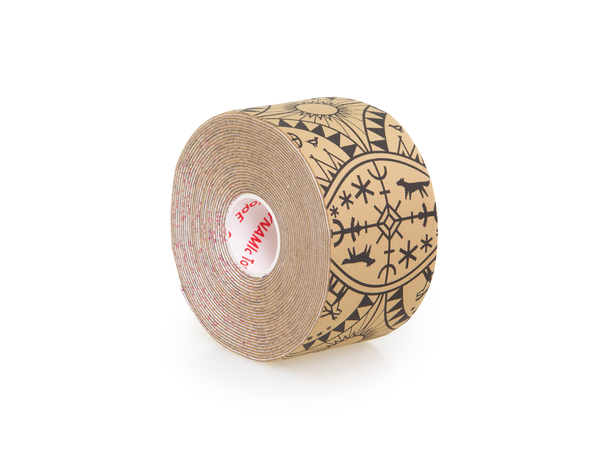 Dynamic Tape Powerband 5 cm x 5 m Beige/Svart Tattoo 