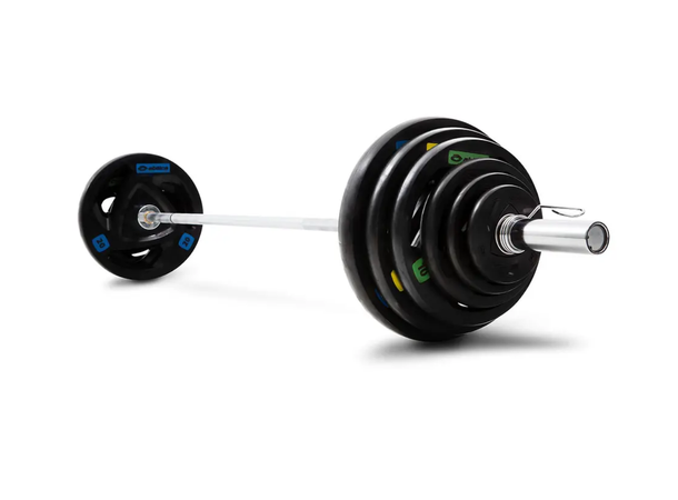 Abilica Vektstangsett 140 kg. og 50 mm. Inkl. vekter og fjærlåser 