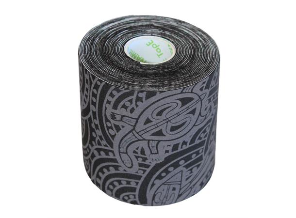 Dynamic Tape ECO 7,5 cm grå/svart tatto 7,5 cm x 5 m 