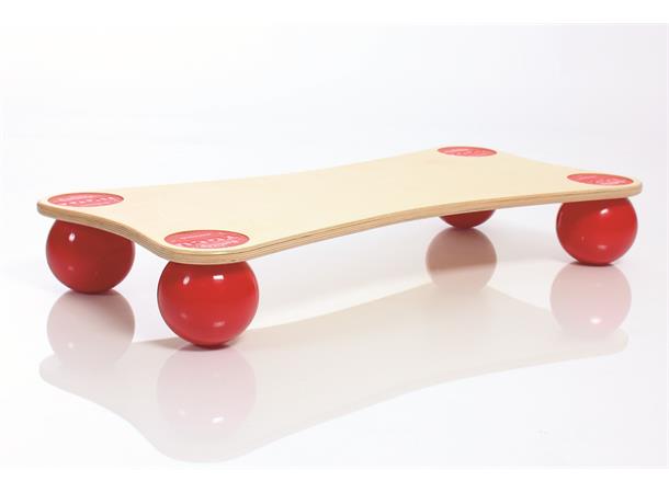 Togu Balanza Ballstep Wood w/ Red Size 89 x 43 x14 cm. Weight 5150g