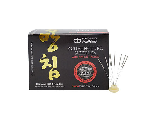 DongBang Akupunktur Nålar DB106 0.25x60 Box om 1000 nålar