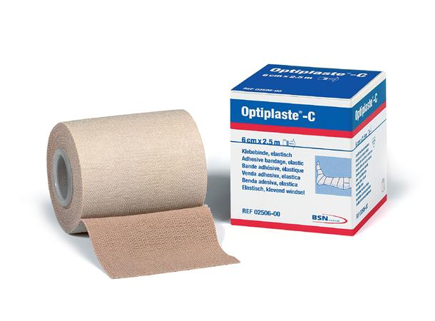 Optiplast C 10 cm x 2,5 m Beige Elastisk klebende bind