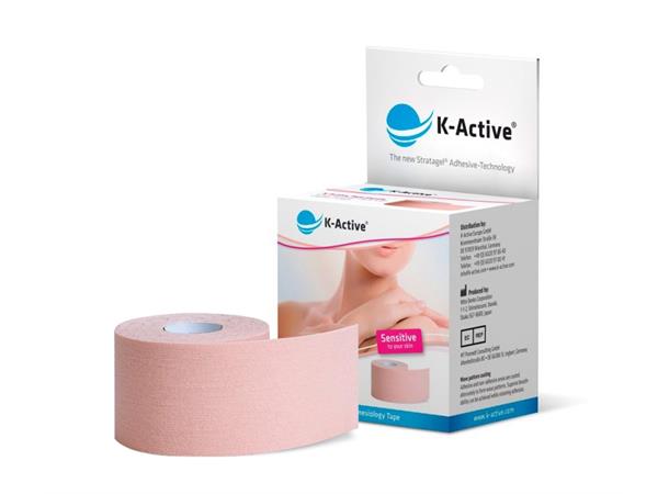 K-Active Tape Gentle Beige 5cm x 5m Stratagel Technology