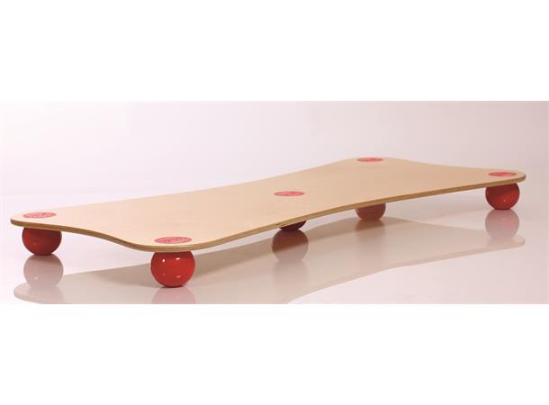Togu Balanza Ballstep XXL Wood w/ Red Size 180 x 60  x 15 cm. Weight 5415g