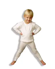 Royal Angora Barneoverdel Natur Str. 92