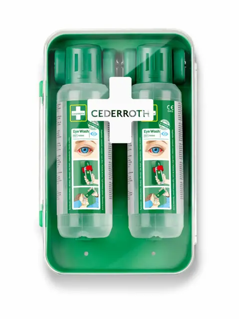 Cederroth Ögonduschskåp Inklusive 2 x 500 ml Ögondusch 