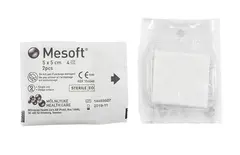 Mesoft Kompress Nonwove, steril 5 x 5 cm 2 pkn.