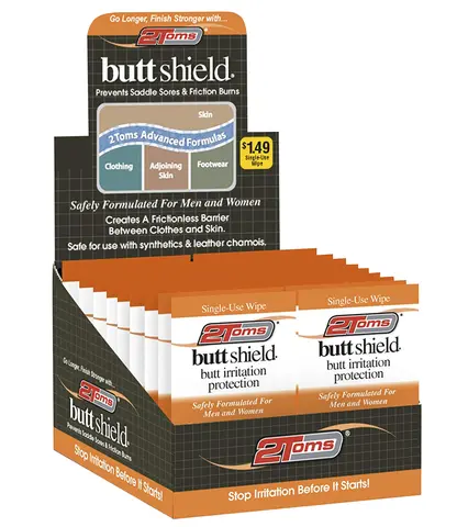 2Toms ButtShield Servetter Låda 48 stk. i display