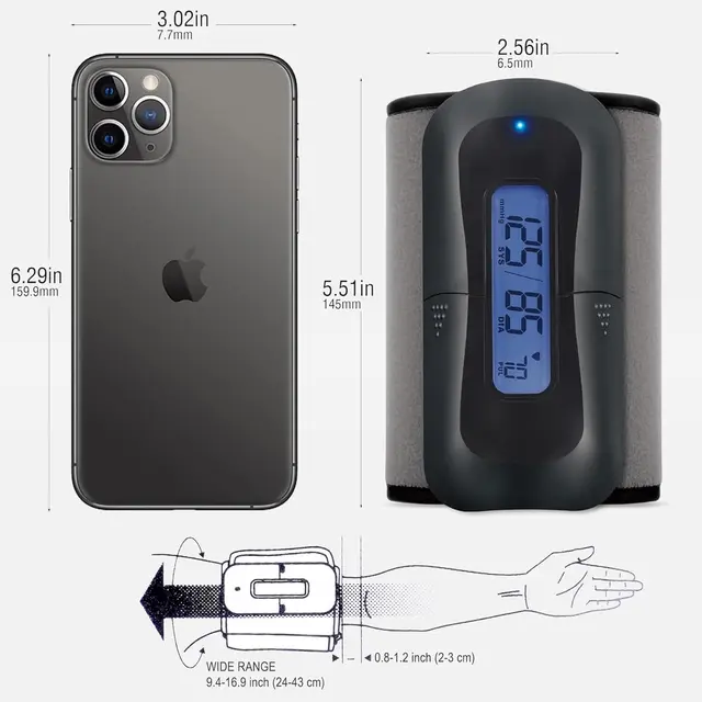 TaiDoc Automatisk Blodtrykksmåler 