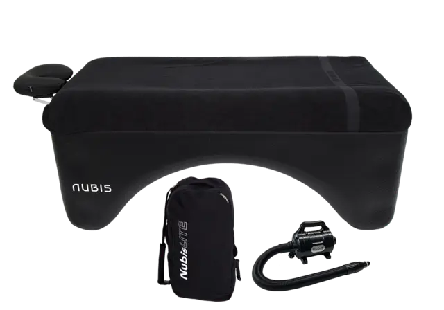NubisLite Bærbar Massasjebenk Small Med Elektrisk Pumpe 