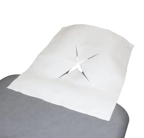 AlfaCare Huvudpapper 32x40 cm m/ Kryss Vitt - 300 stk.