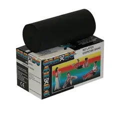 CanDo Latexfritt Tr&#228;ningsband 5,5 m Black - X-Hard