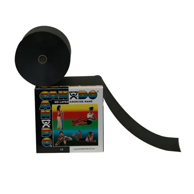 CanDo Latex Free Treningsband 22,5 m X-Hard Sort 