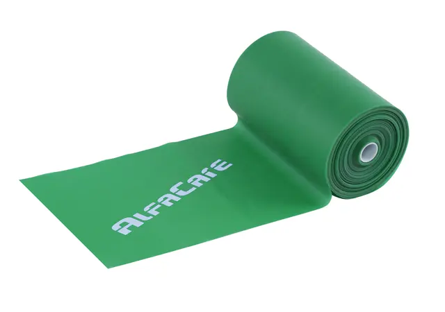 AlfaCare Träningsband 25m Medium Grønn 15 cm x 0,25 mm 