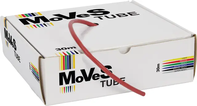 MoVeS Tube 30 m Medium Röd 