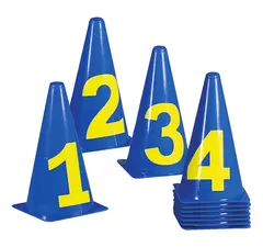 Markeringskoner  (10 st) med tal