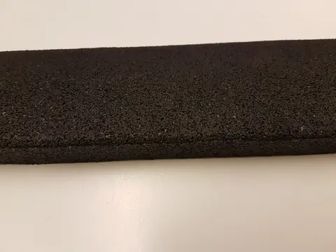 Golv - Endelist Gummirampe 2,5x8x100 cm