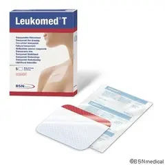 Leukomed T Plus 8  x 15 cm 5 stk Kompress