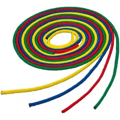 Hoppetau 3 m - Polypropylen Bl&#229; R&#248;d | Gr&#248;nn | Gul | Bl&#229;