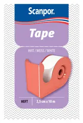 Scanpor Tape Hvit 2,5 cm x 10 m