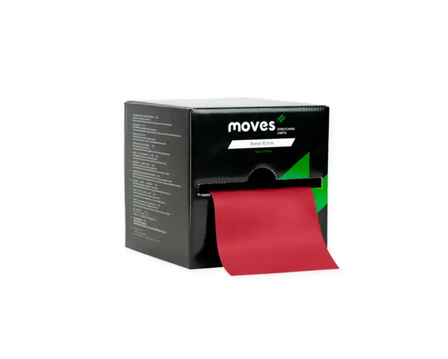 MoVeS Träningsband 45,5 m Röd Medium/Röd 