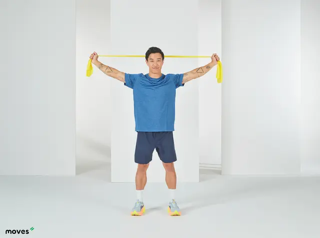 MoVeS Träningsband 45,5 m Röd Medium/Röd 